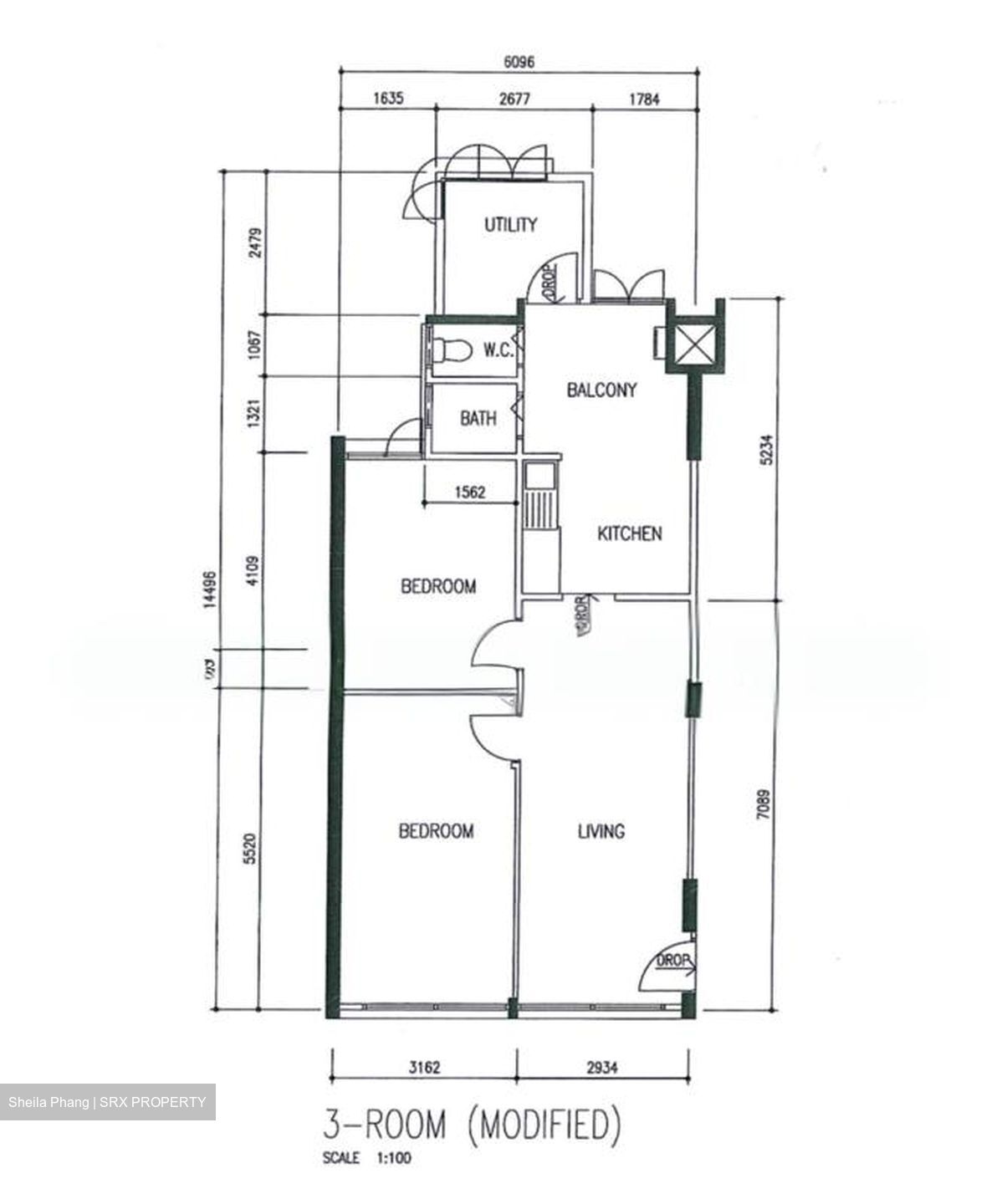 Blk 157 Lorong 1 Toa Payoh (Toa Payoh), HDB 3 Rooms #587346581